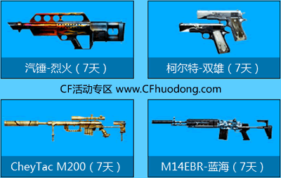 穿越火线cf12月军火基地活动网址