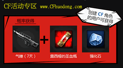 疾风之刃公测CF礼包