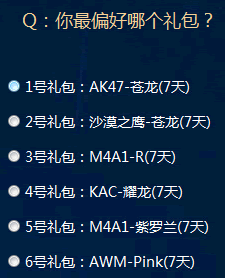 电脑管家CF礼包