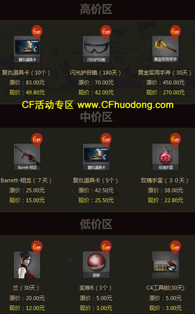 CF活动至尊幸运星