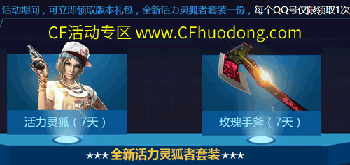 CF4月新版本活动地址