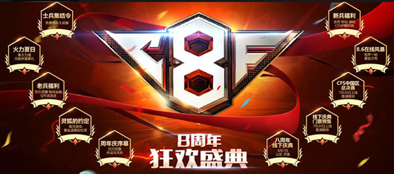 CF8周年活动