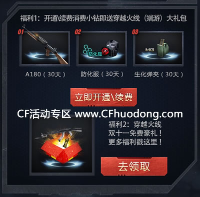 手机QQ厘米秀CF礼包