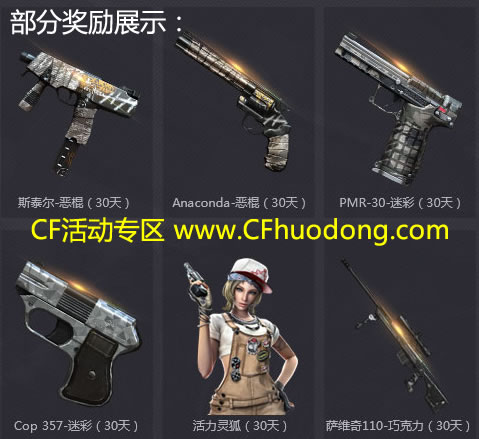 CF1月新版本活动抽奖地址