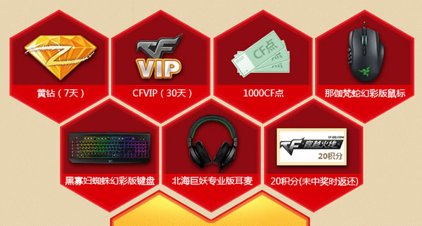 CF激爽过大年活动