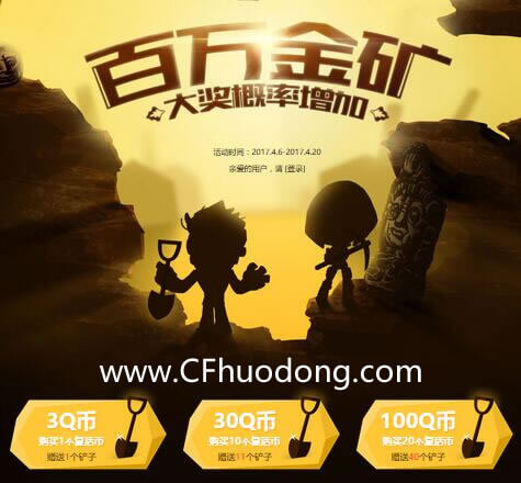 CF百万金矿活动