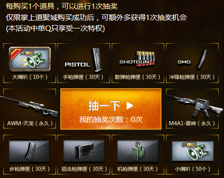 CF王牌幸运星抽奖网址