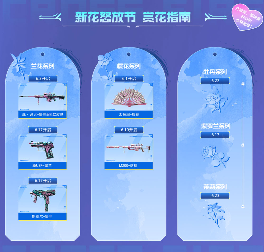 CF活动领毁灭-墨兰皮肤、武器、灵狐花神