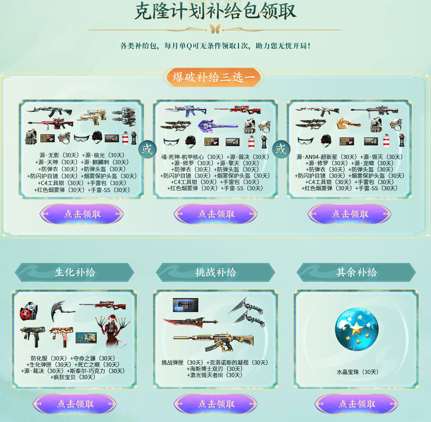 CF克隆账号跨区作战