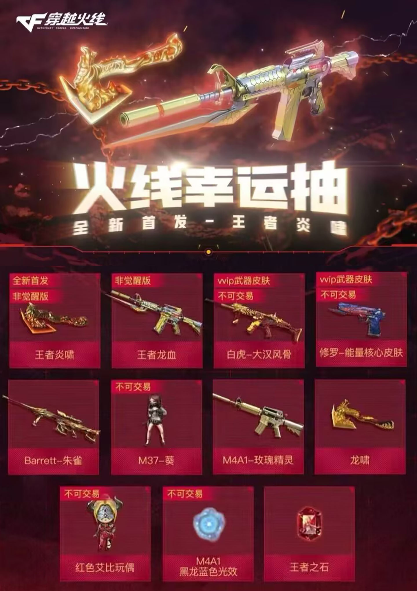 CF火线幸运抽活动