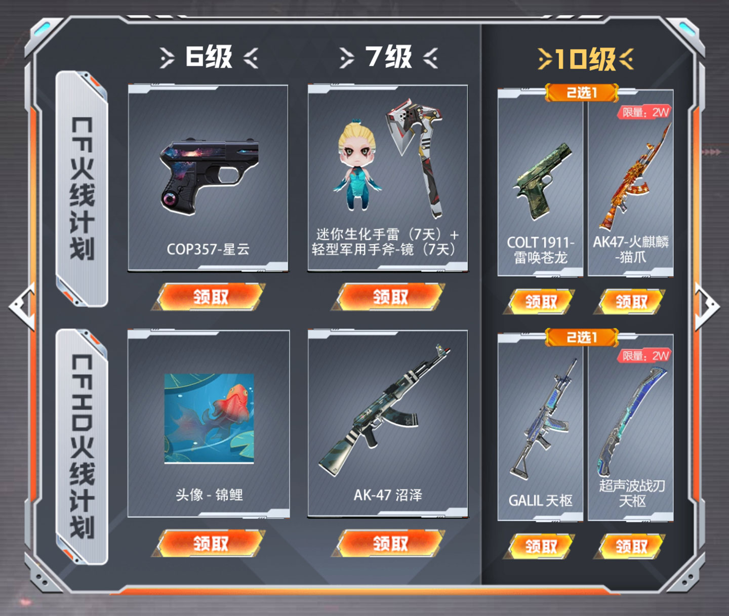 CF火线计划活动网址