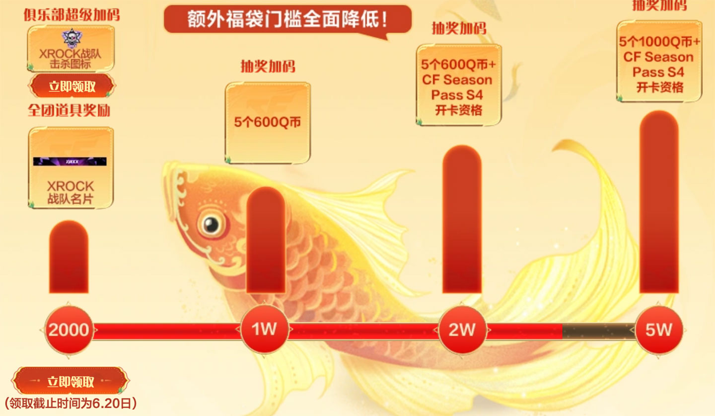 CF锦鲤活动 年鹏KOL码