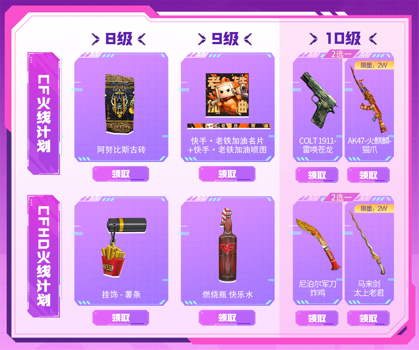 10月CF快手火线计划活动网址
