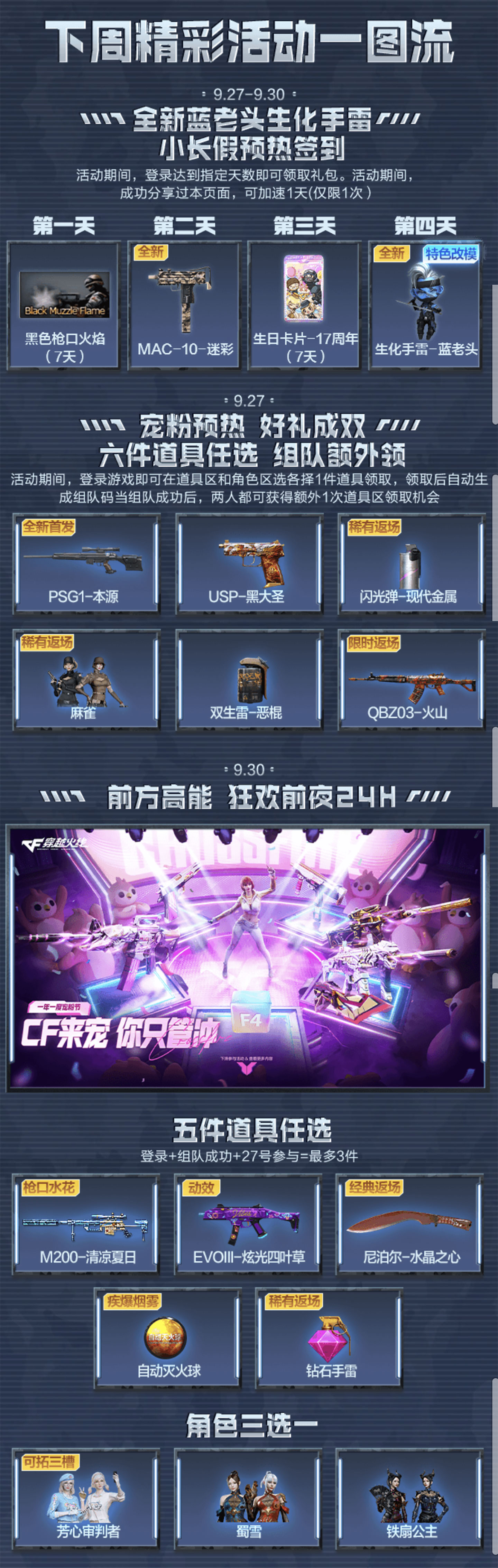 CF活动预告