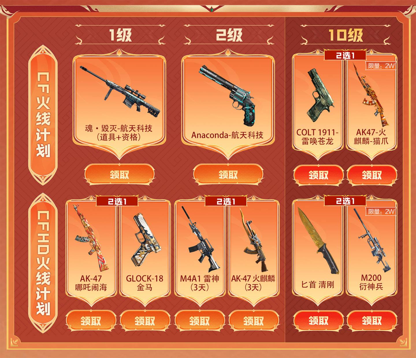 CF火线计划活动2026年2月网址