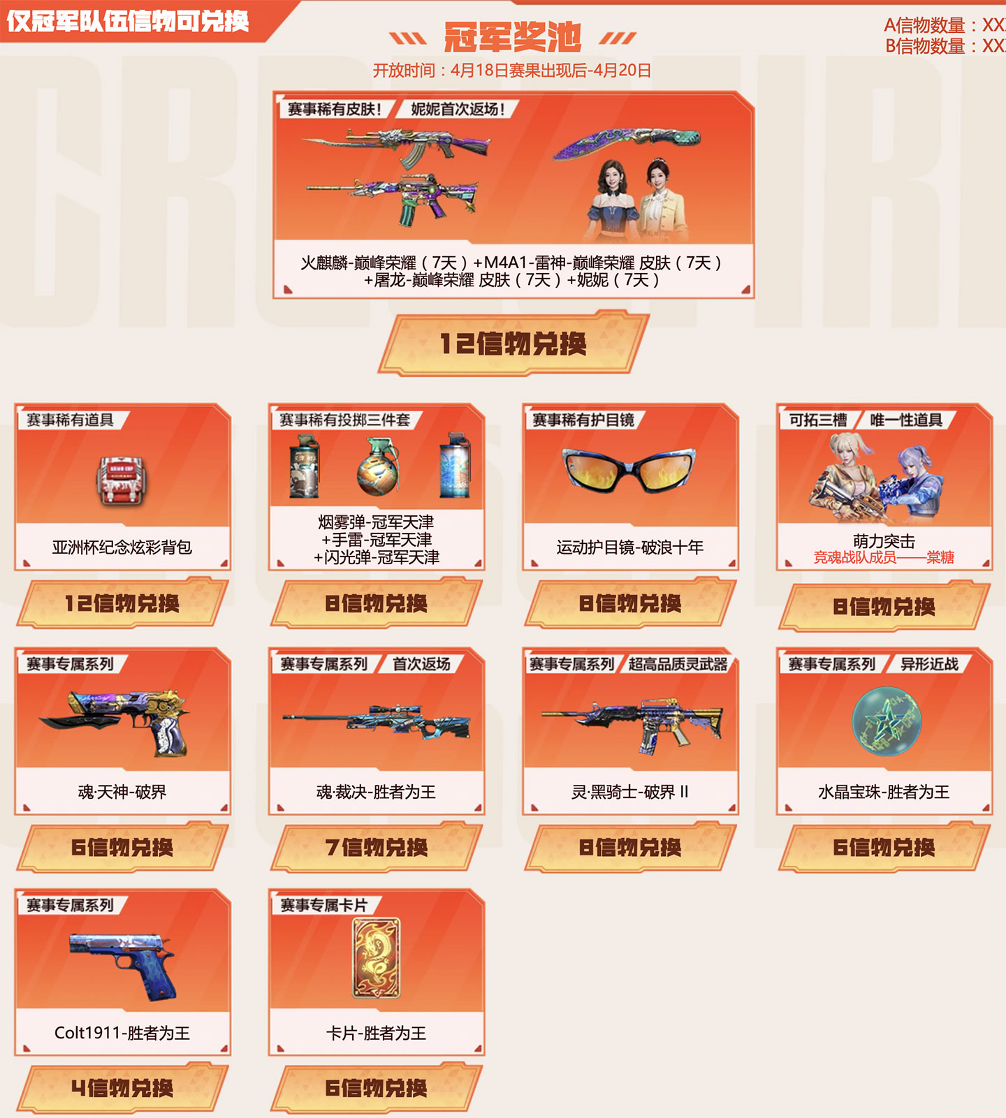 CFPL春决押宝 冠军奖池