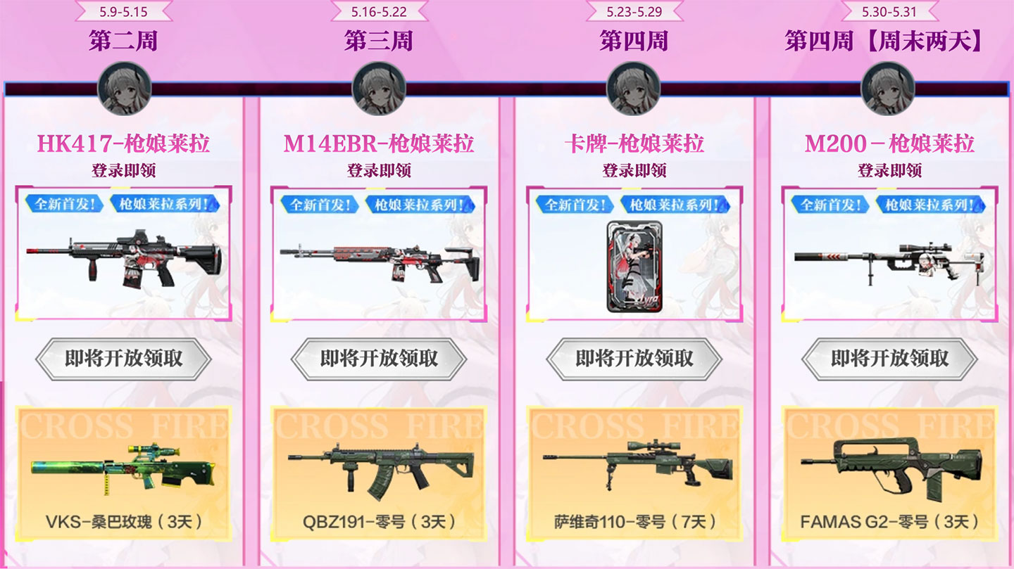 CF枪娘莱拉系列道具