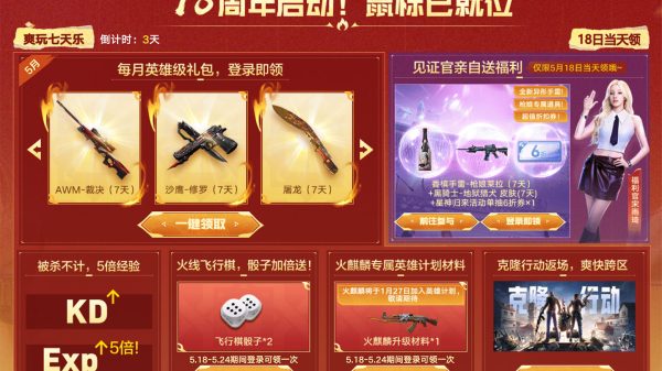 CF火线18号活动 5月网址
