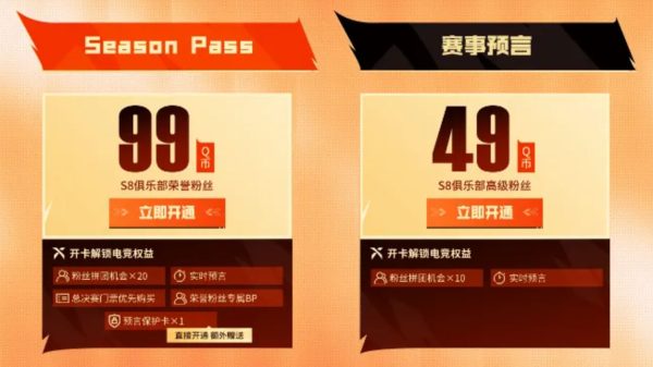 CF赛事通行证S8开卡价格