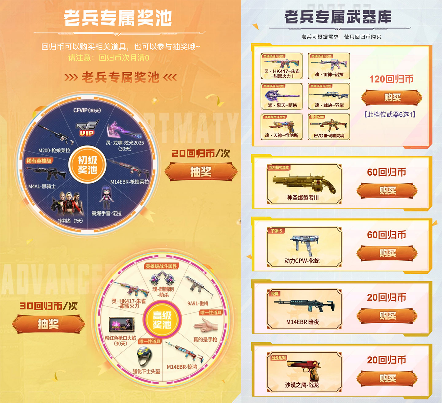 CF活动 掌火老兵专区