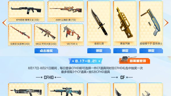 CFHD&CF周中福利活动